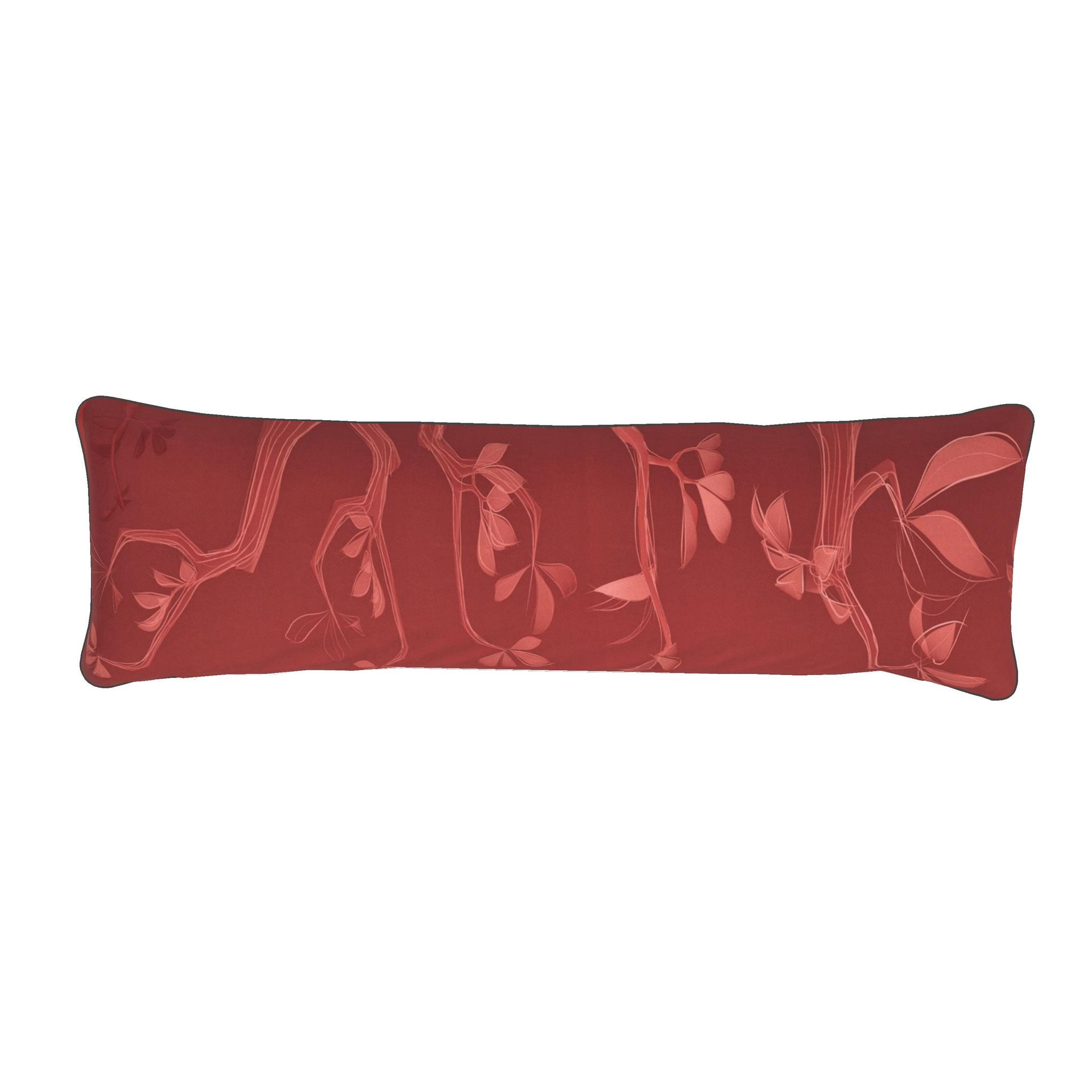 Giraffe 01 Rich Berry Bolster Cushion