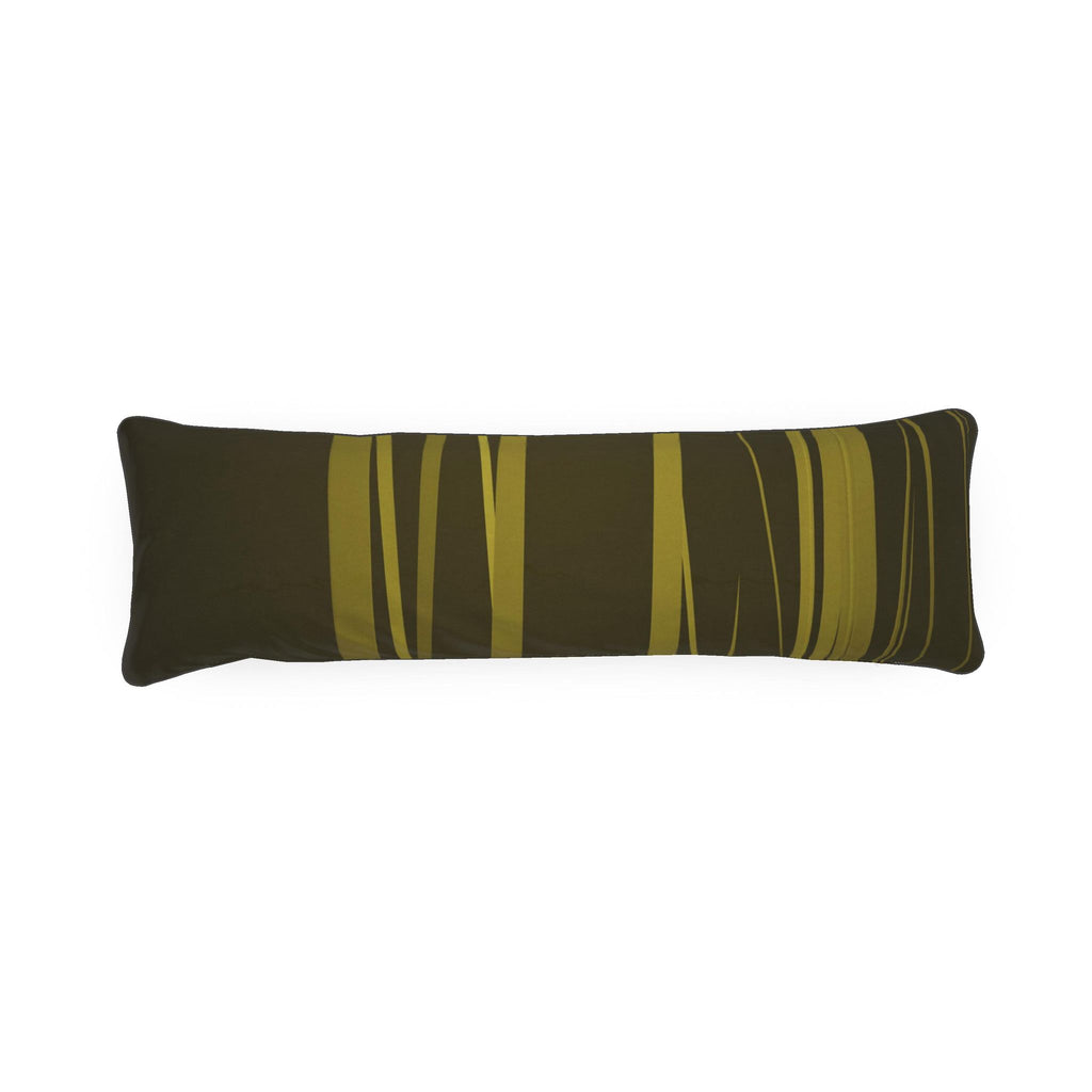 Panther 01 Golden Olive Bolster Cushion