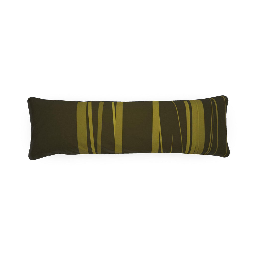 Panther 01 Golden Olive Bolster Cushion