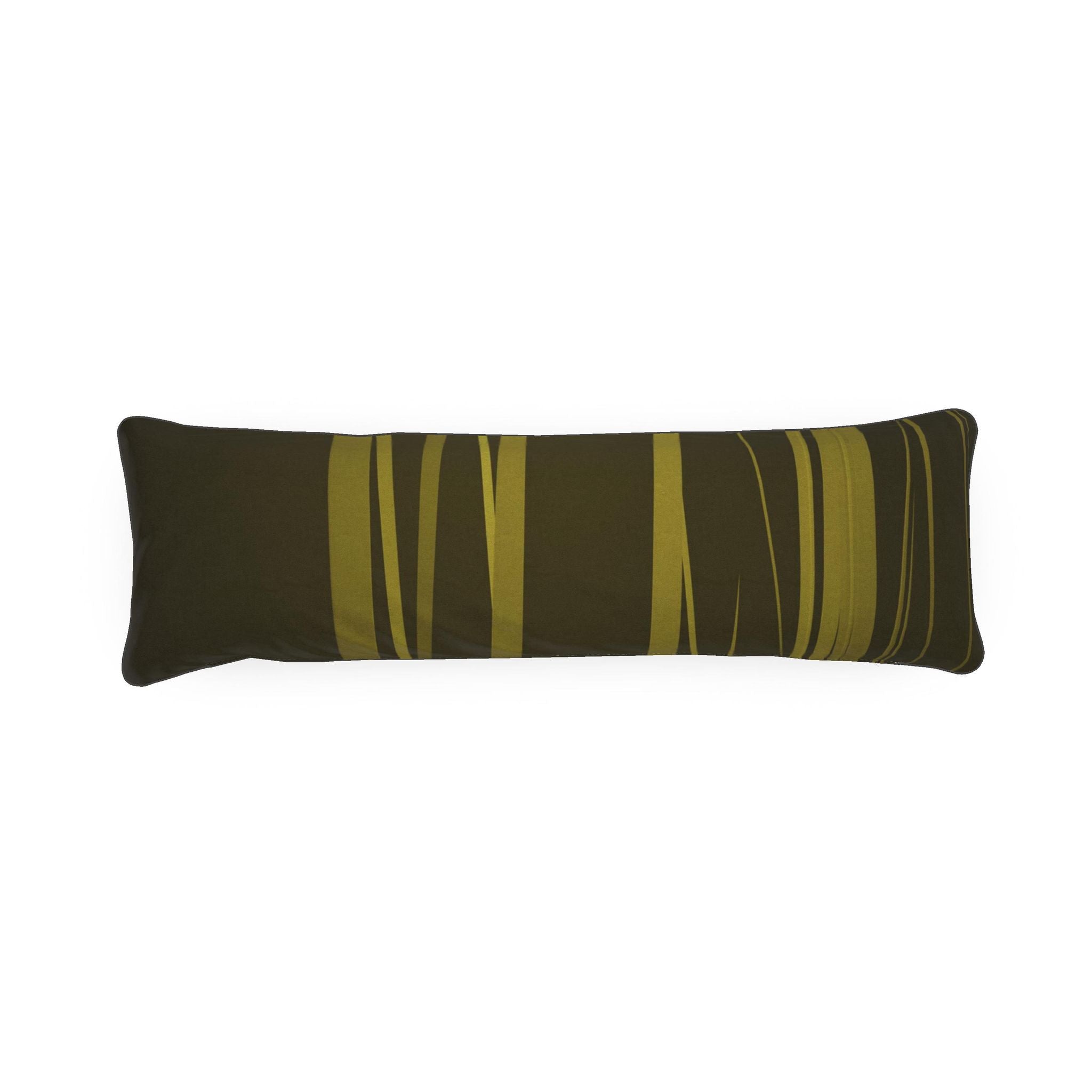 Panther 01 Golden Olive Bolster Cushion