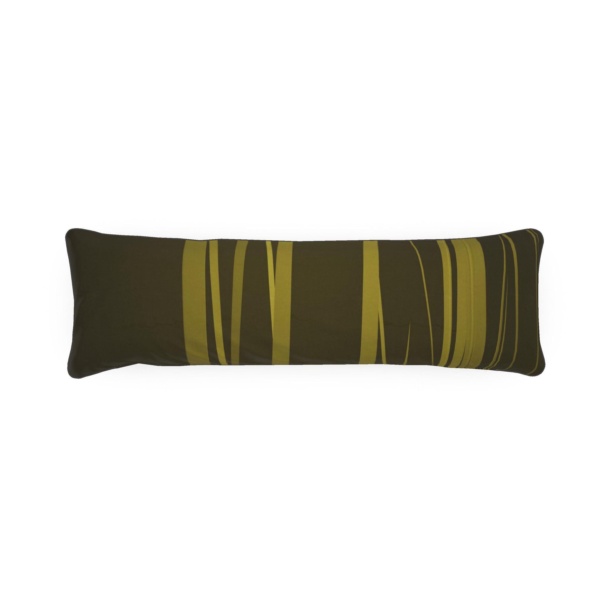 Panther 01 Golden Olive Bolster Cushion