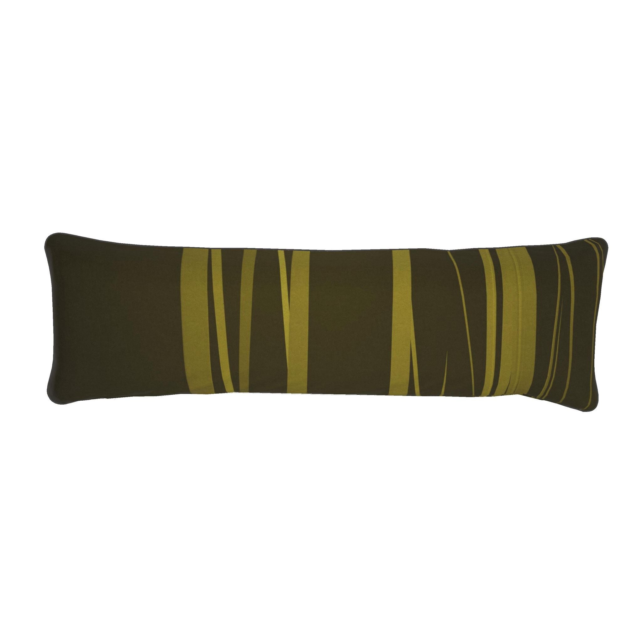 Panther 01 Golden Olive Bolster Cushion