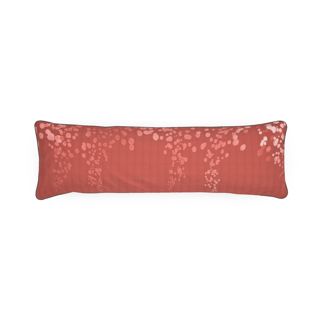 Mycelium 01 Rich Berry Bolster Cushion