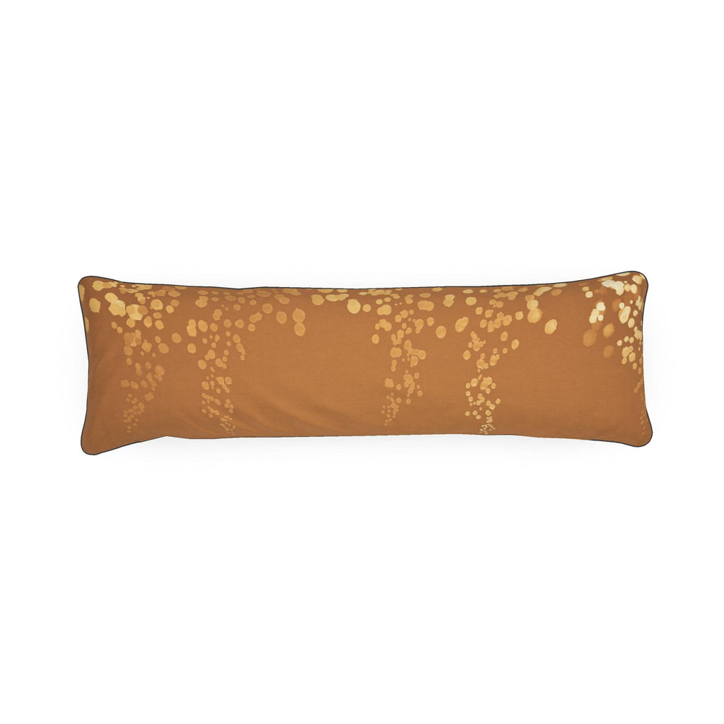 Mycelium 01 Baked Clay Bolster Cushion