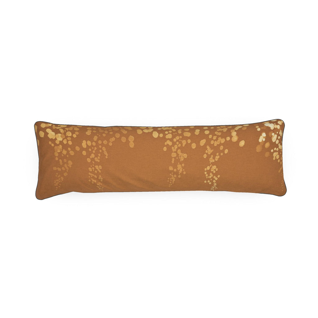 Mycelium 01 Baked Clay Bolster Cushion