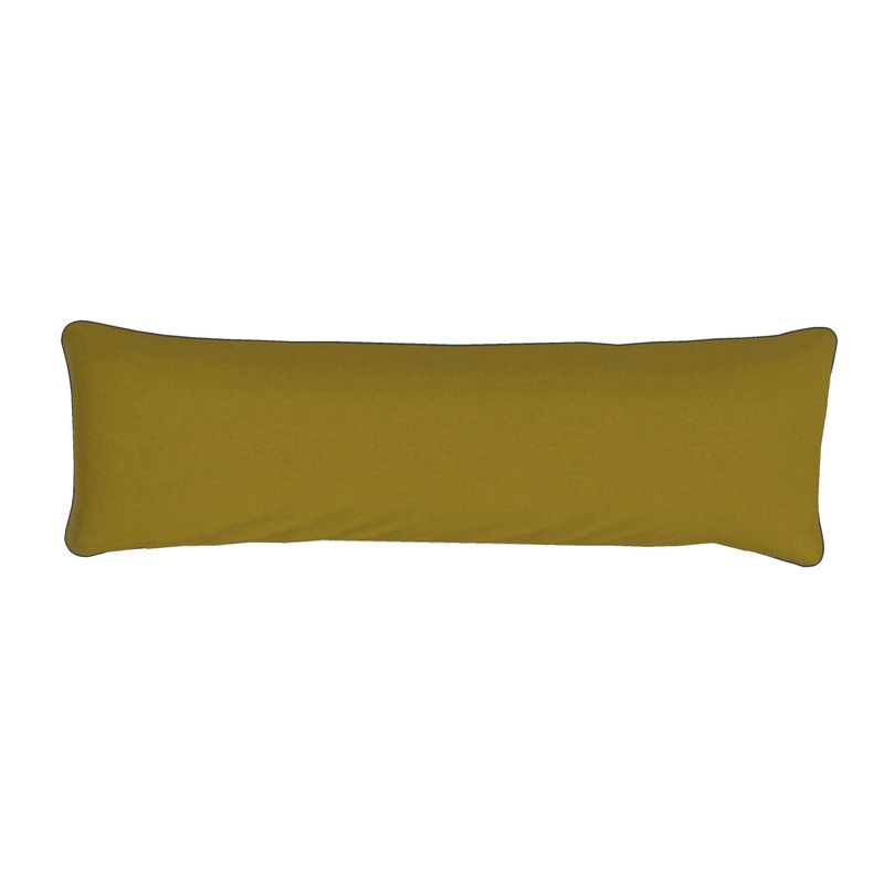 Mycelium 01 Golden Olive Bolster Cushion