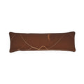 Rhino 01 Baked Clay Bolster Cushion