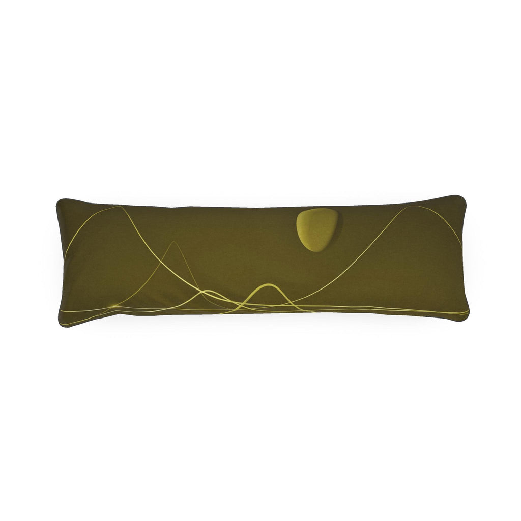 Rhino 01 Golden Olive Bolster Cushion