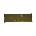 Rhino 01 Golden Olive Bolster Cushion