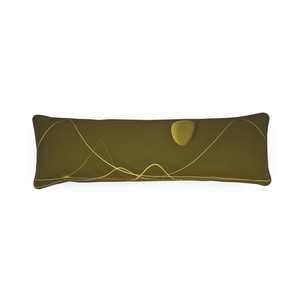 Rhino 01 Golden Olive Bolster Cushion