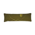 Rhino 01 Golden Olive Bolster Cushion