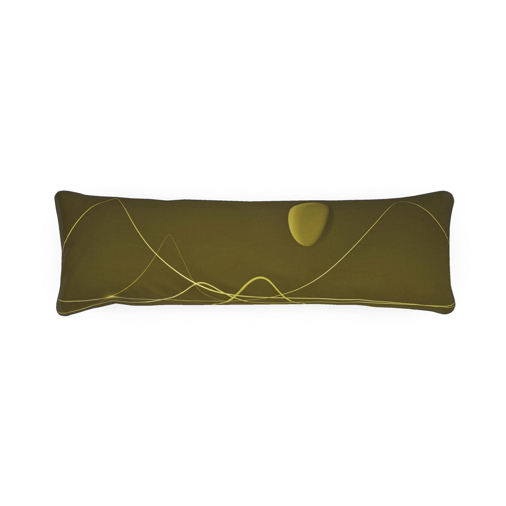 Rhino 01 Golden Olive Bolster Cushion