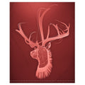 Stag 01 Rich Berry Duvet Cover