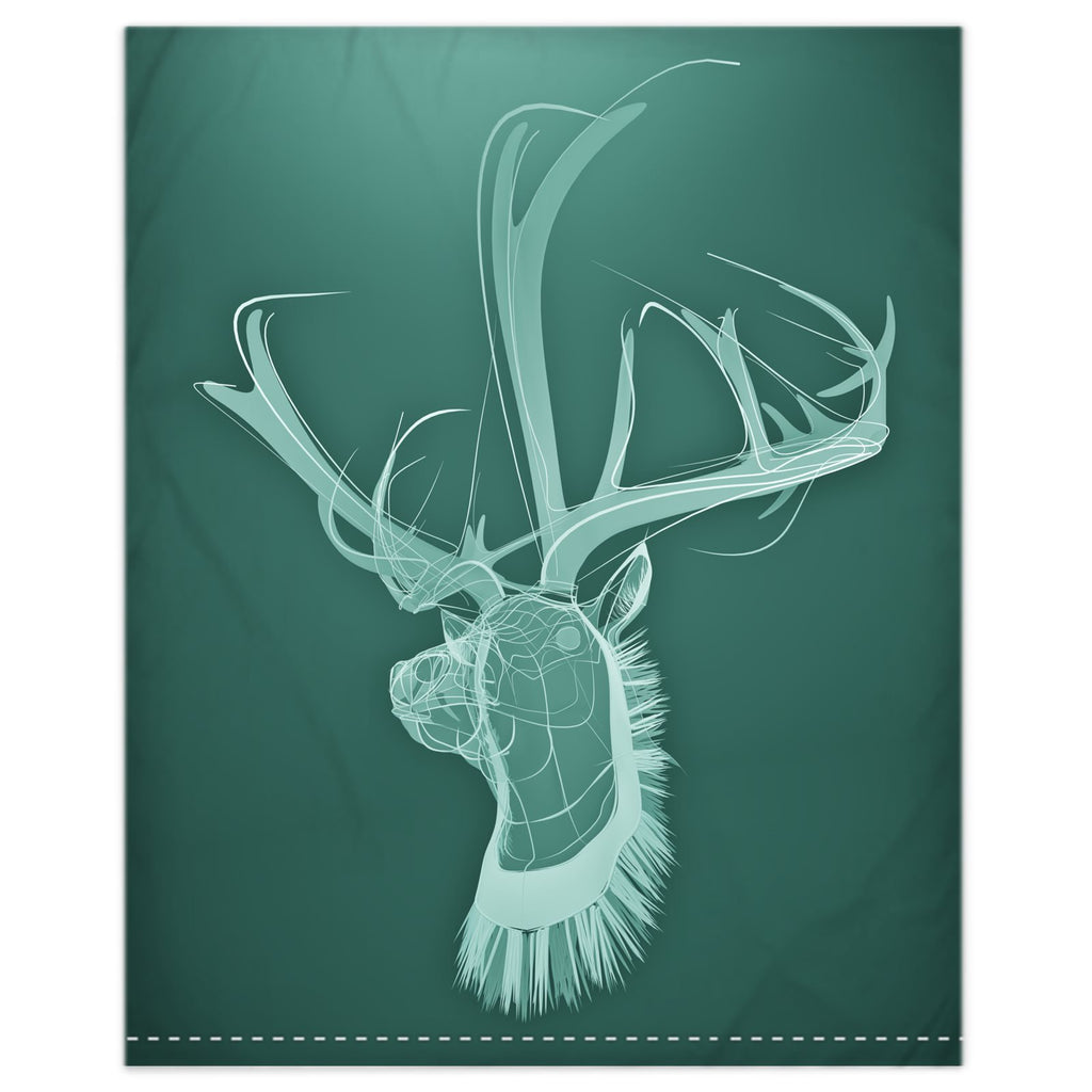 Stag 01 Quenched Steel Duvet Cover