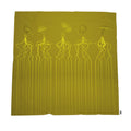 Mycelium 01 Golden Olive Throw