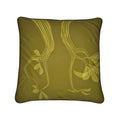 Giraffe 01 Golden Olive Cushion