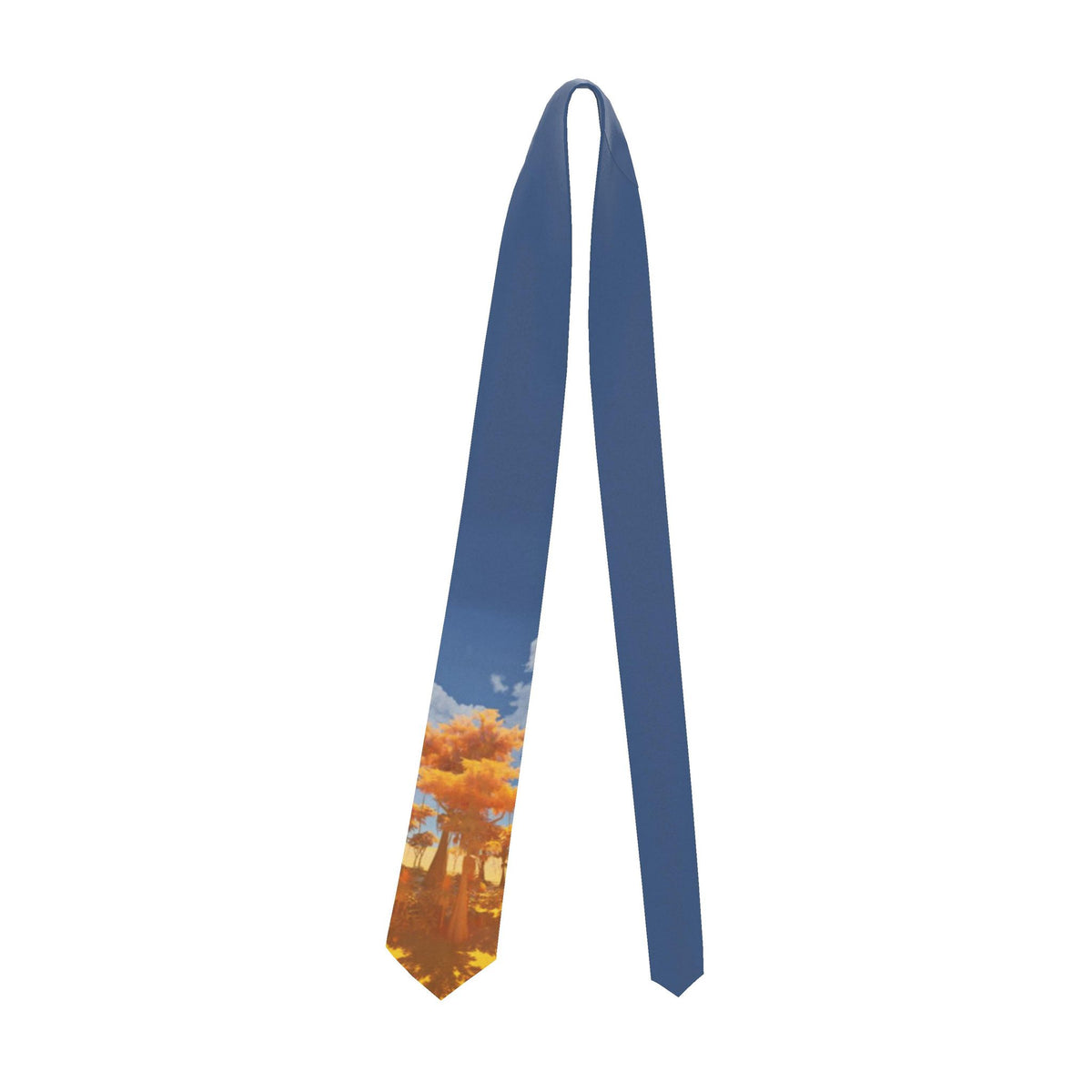 Bald Cyprus 01 Summer Yellow Silk Tie