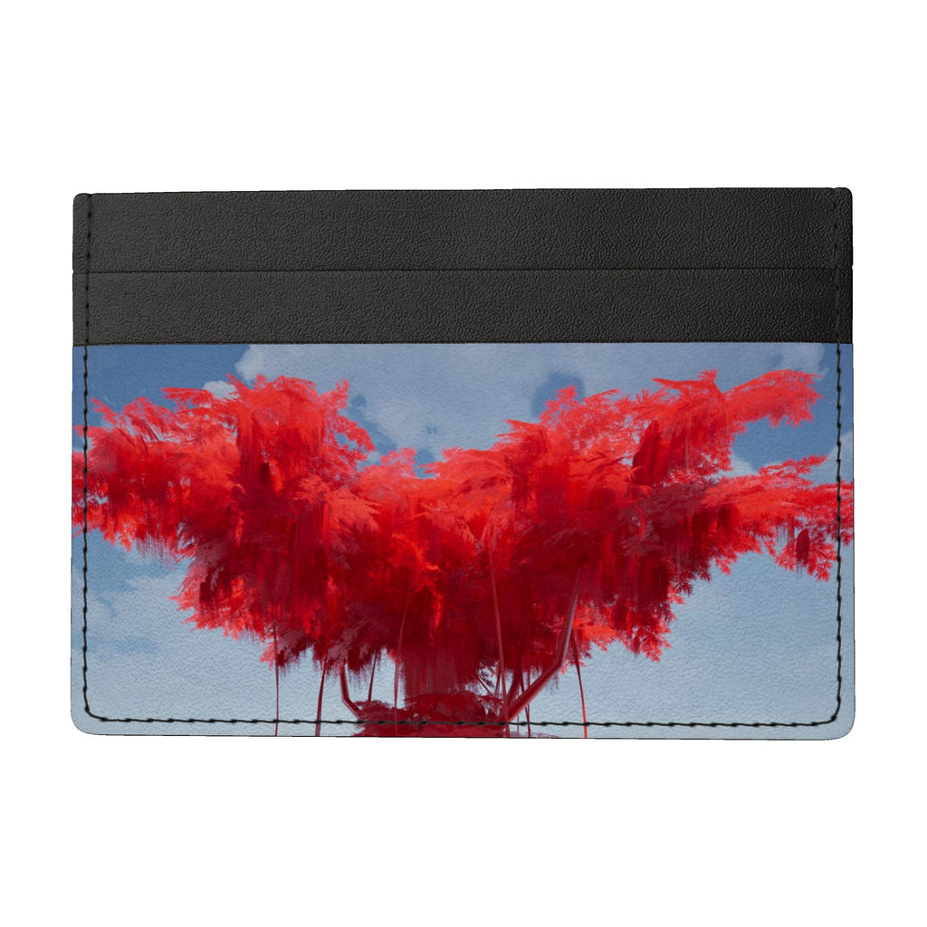 Bald Cyprus 01 Rich Berry Leather Card Holder