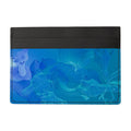 Giraffe 01 Deep Sky Leather Card Holder