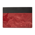 Giraffe 01 Rich Berry Leather Card Holder