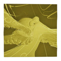 Octopus 01 Golden Olive Pocket Square