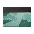 Octopus 01 Quenched Steel Leather Card Holder