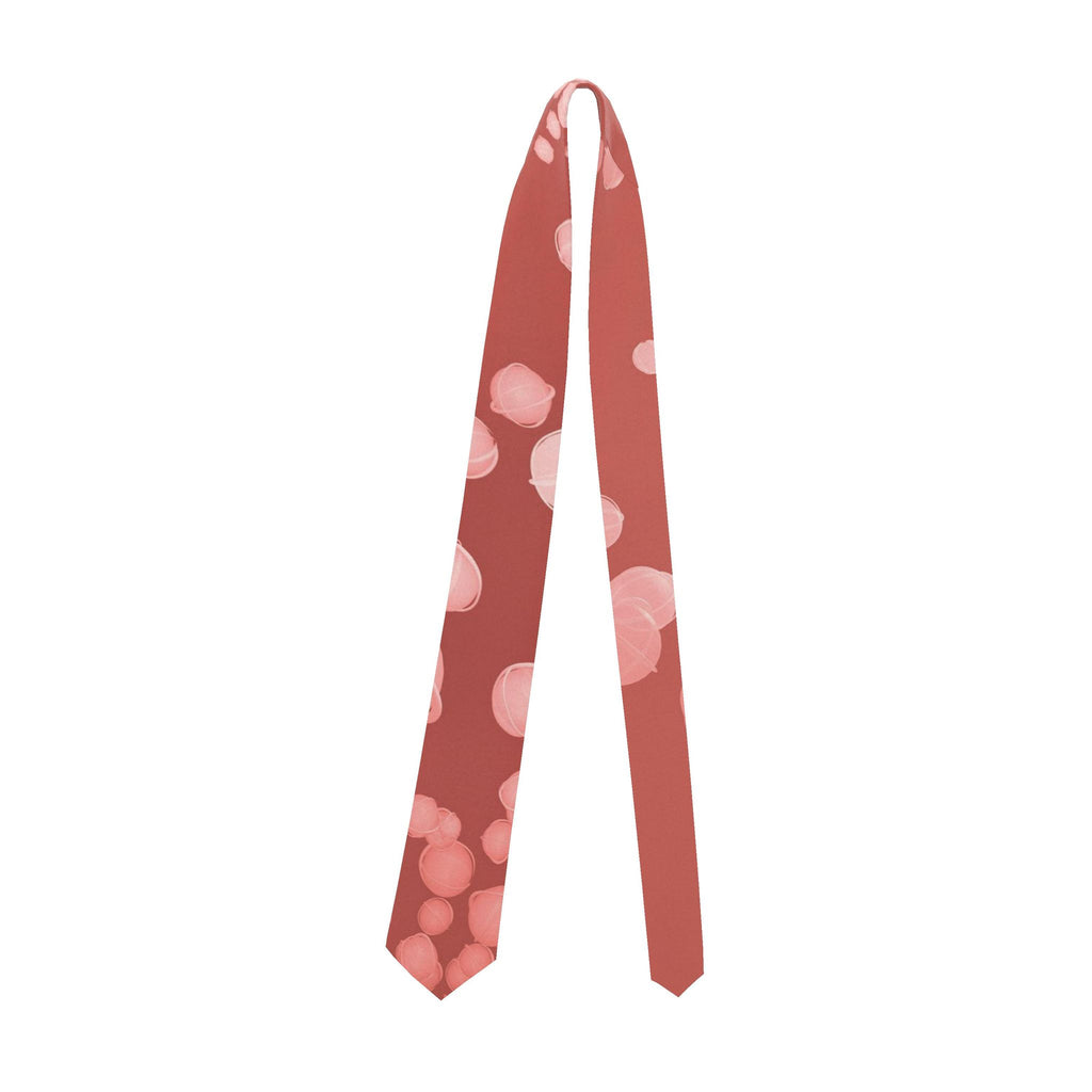 Mycelium 01 Rich Berry Silk Tie