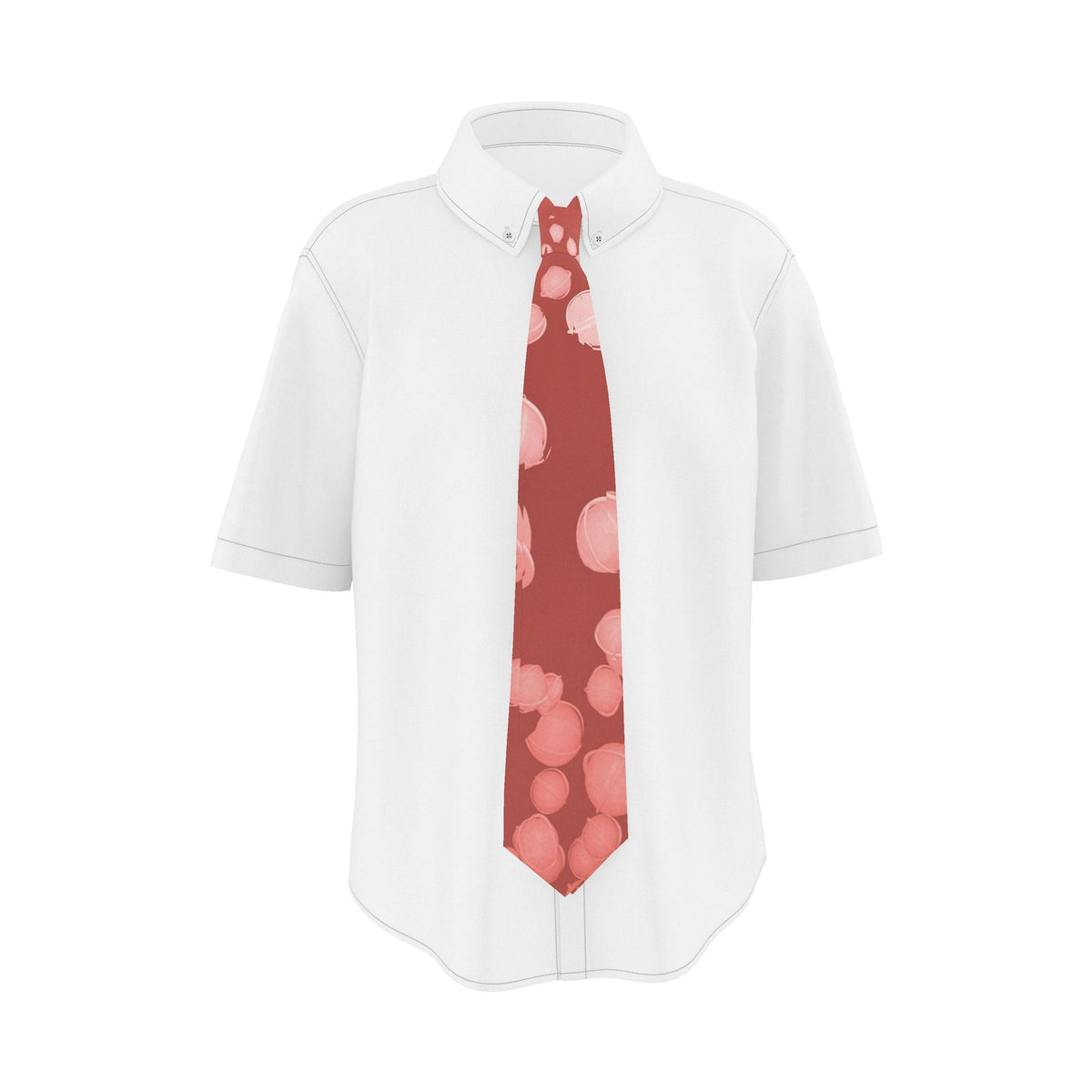 Mycelium 01 Rich Berry Silk Tie