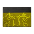 Mycelium 01 Golden Olive Leather Card Holder