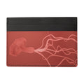 Mycelium 01 Red Berry Leather Card Holder