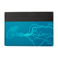 Mycelium 01 Deep Sky Leather Card Holder