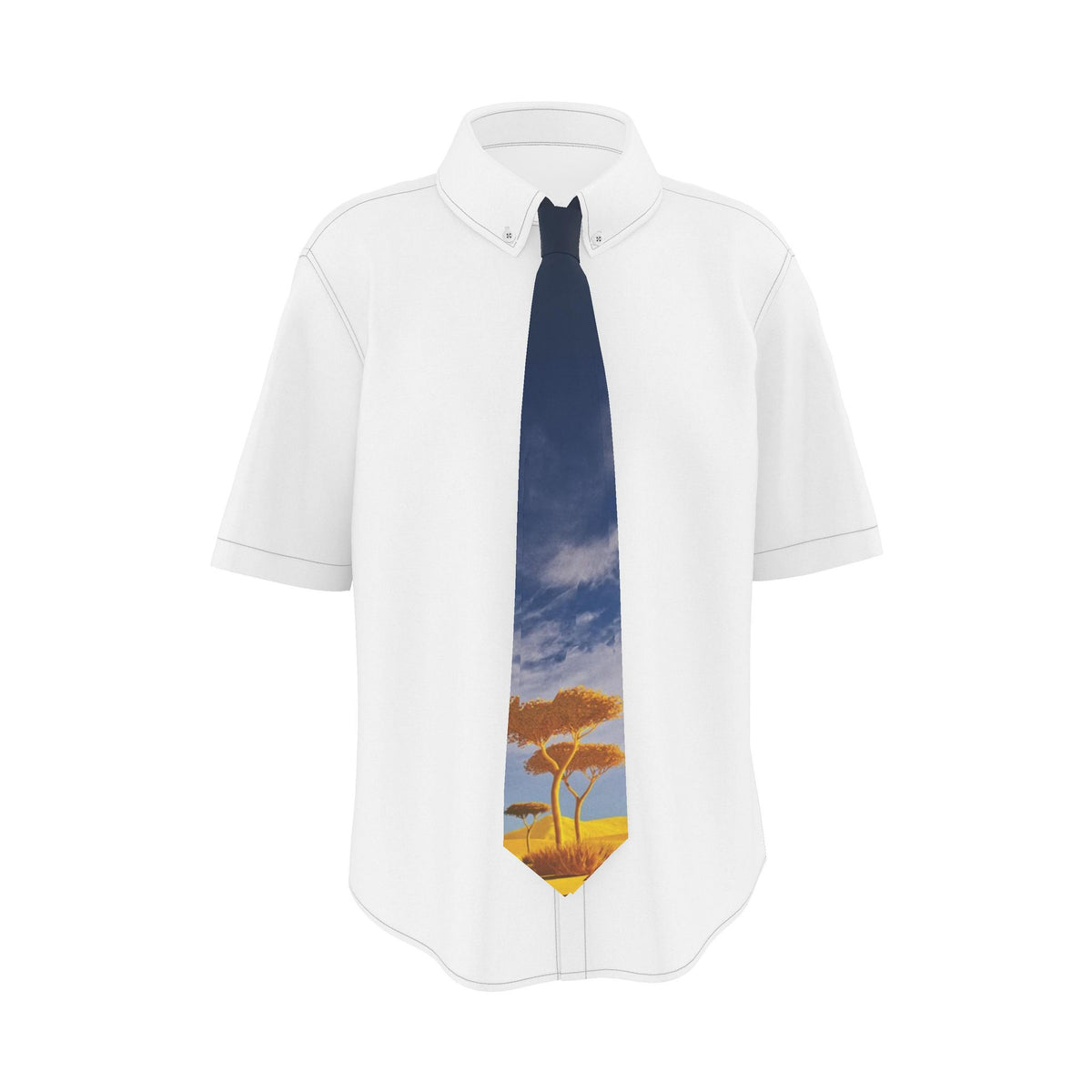 Stone Pine 01 Summer Yellow Silk Tie