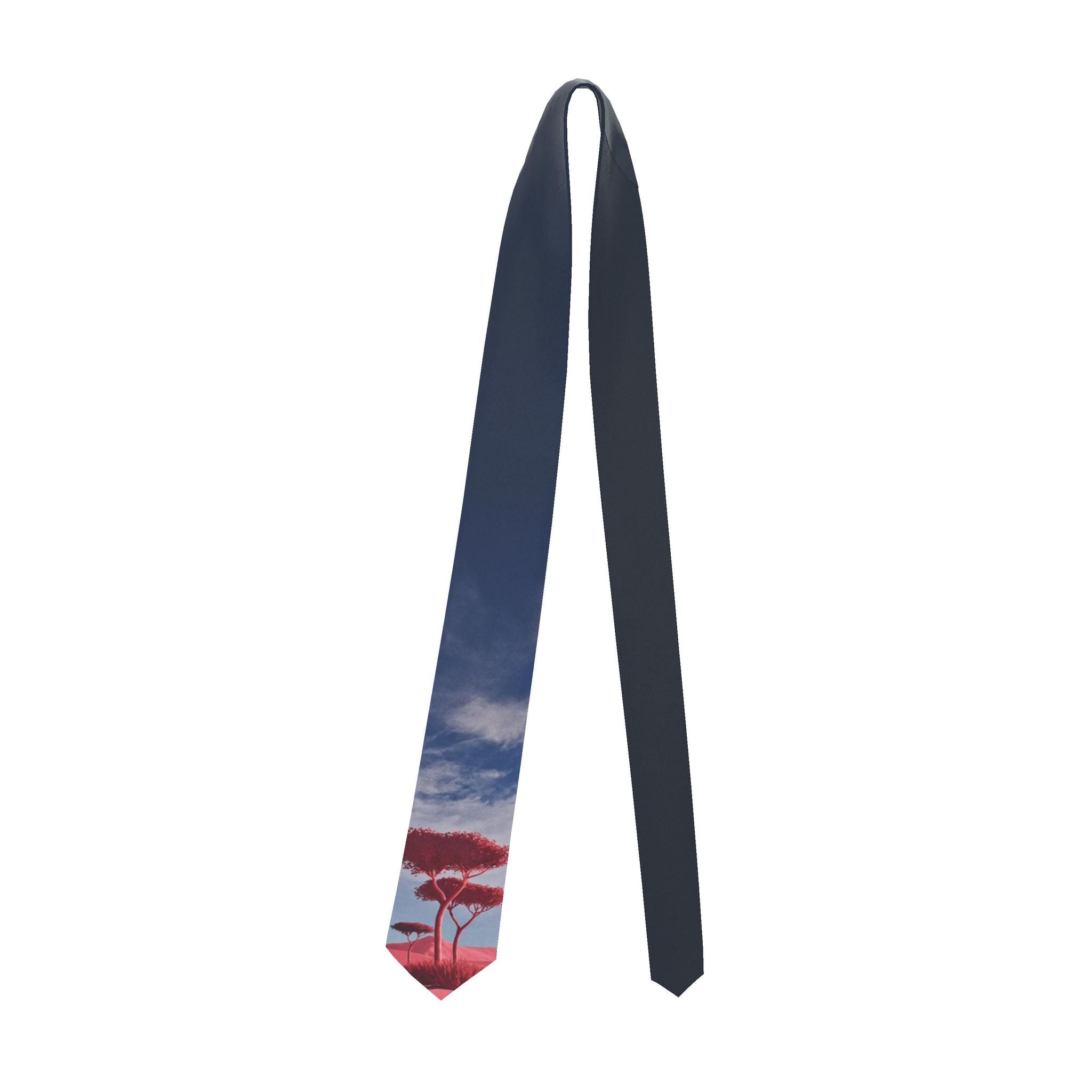 Stone Pine 01 Rich Berry Silk Tie