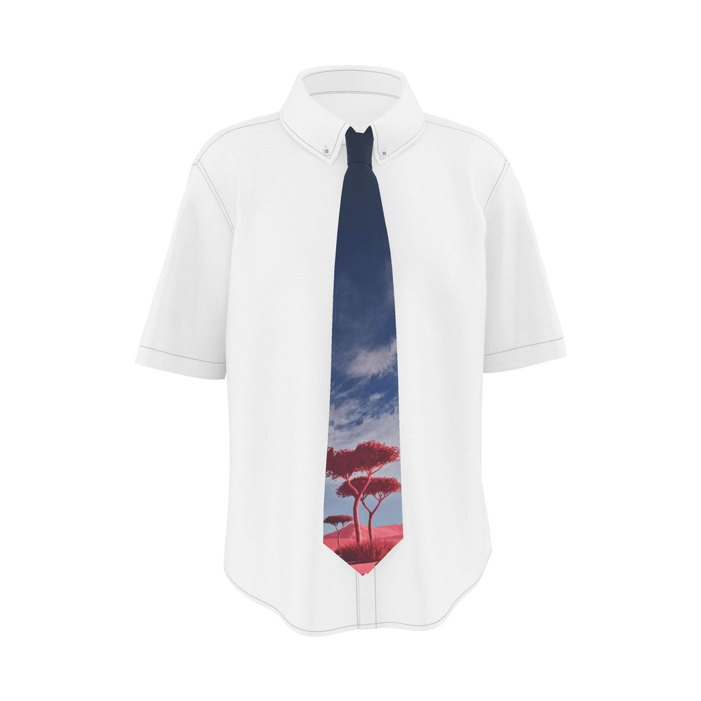Stone Pine 01 Rich Berry Silk Tie