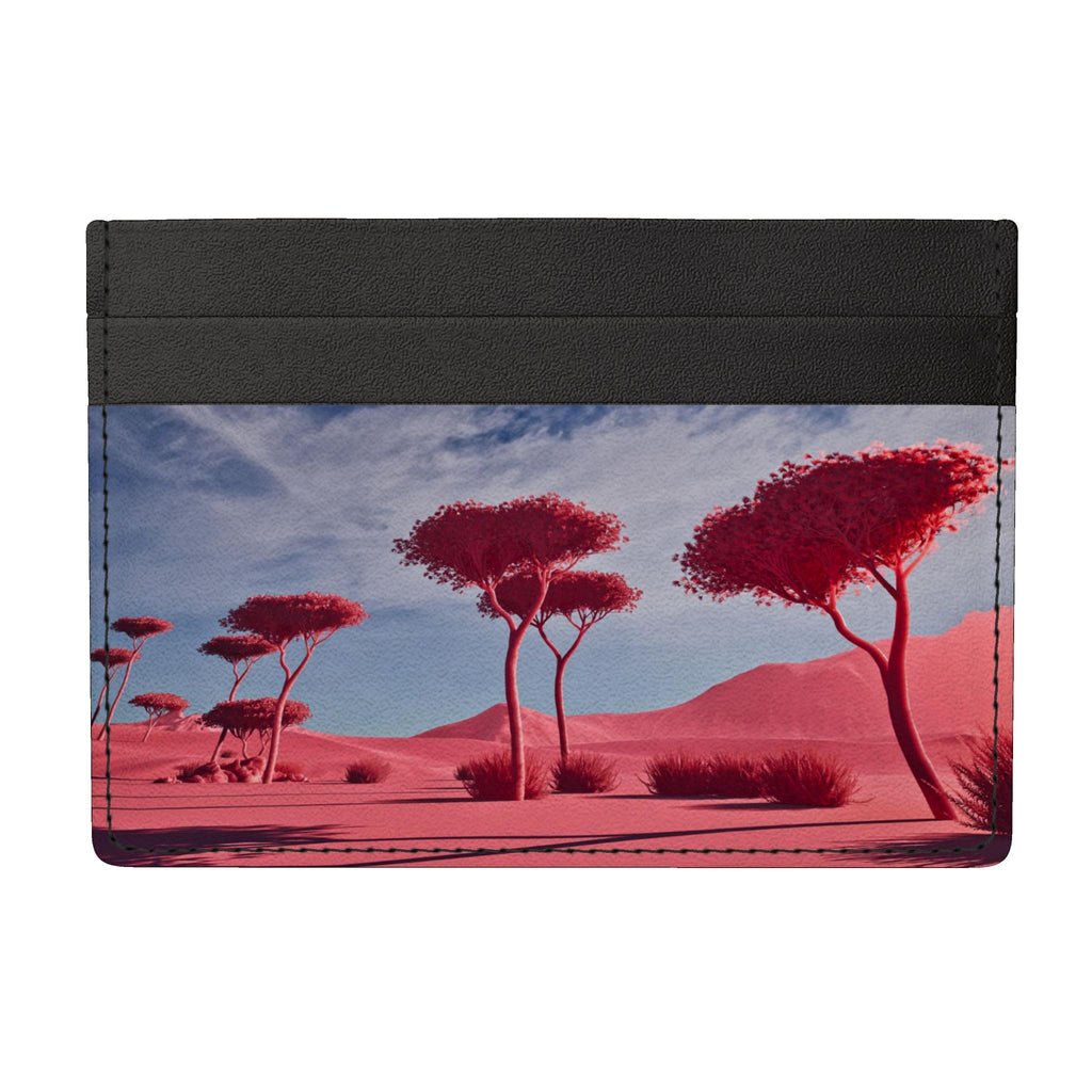 Stone Pine 01 Rich Berry Leather Card Holder