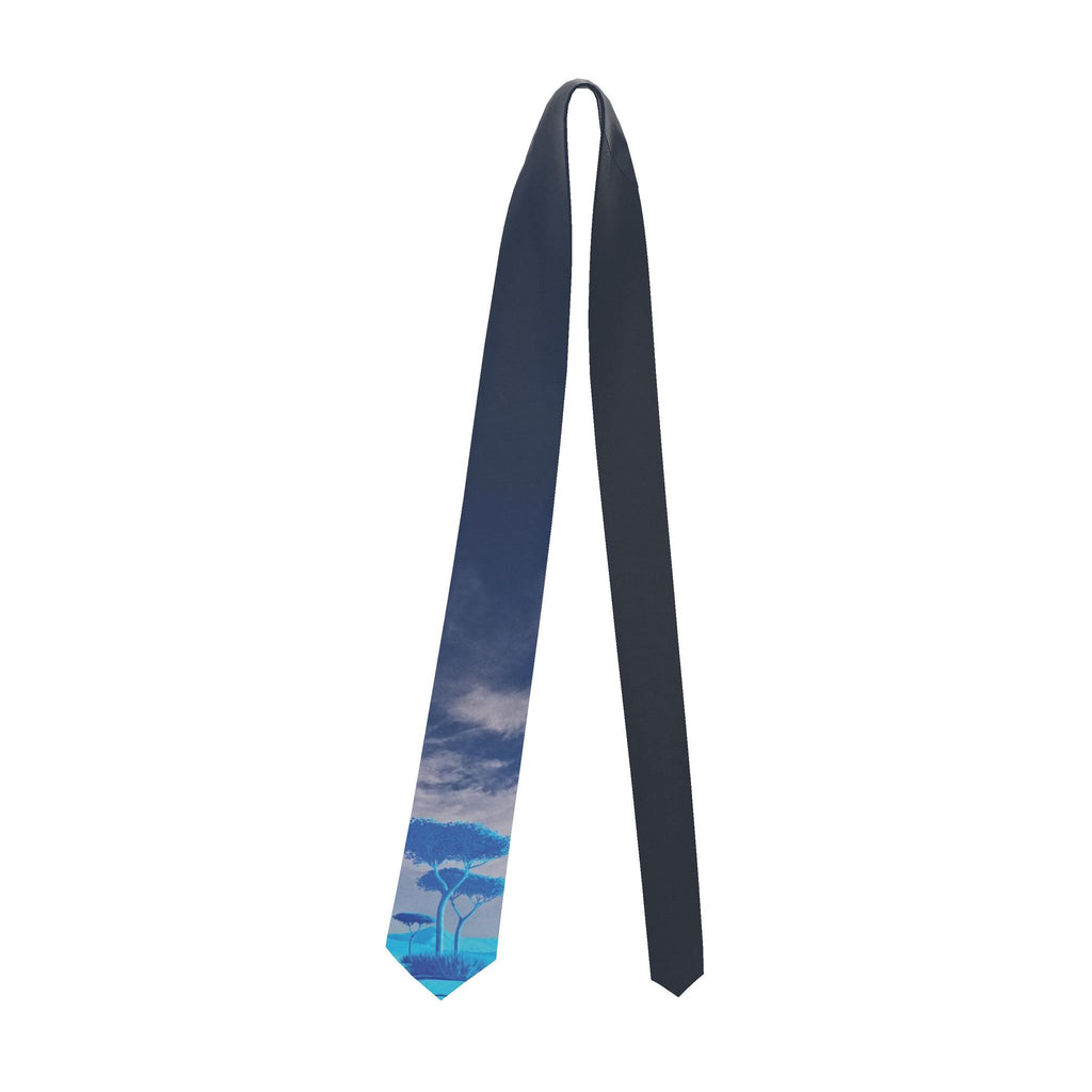 Stone Pine 01 Deep Sky Silk Tie