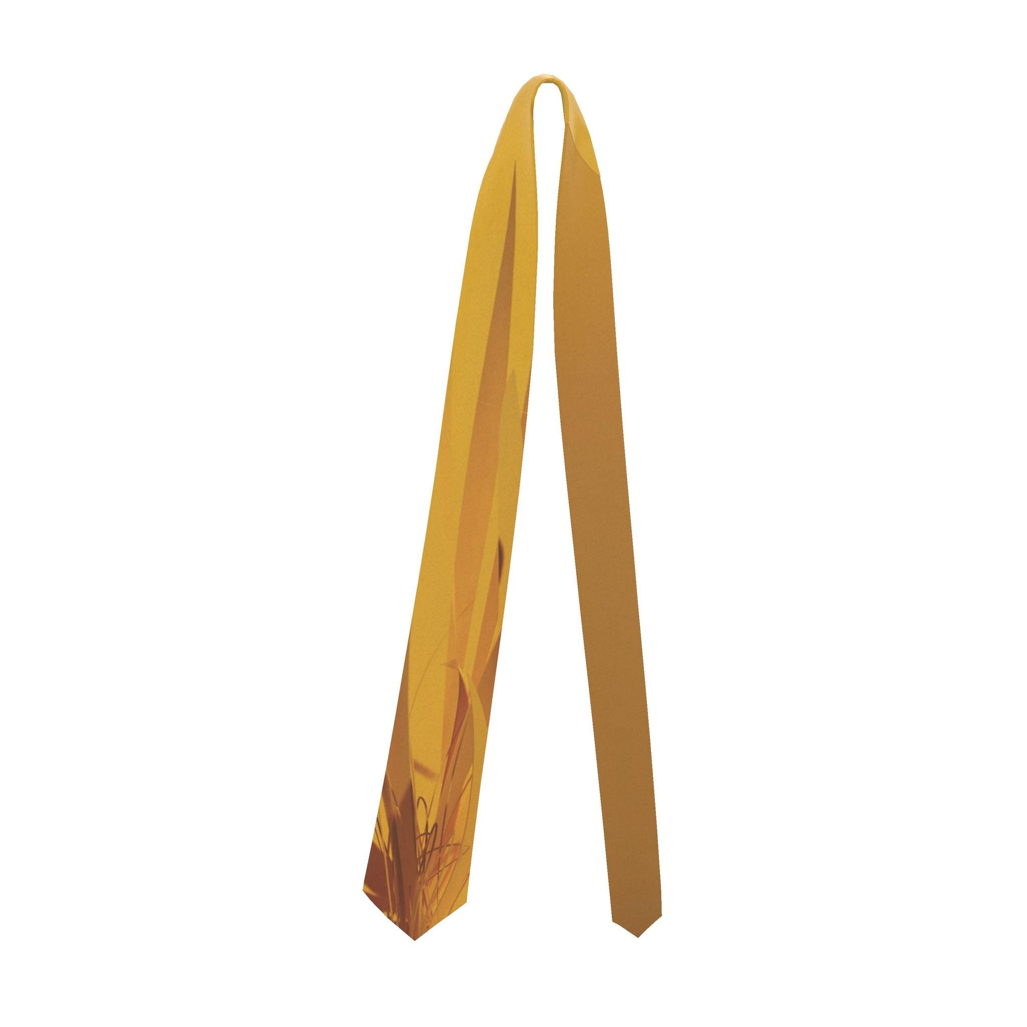 Grasses 01 Summer Yellow Silk Tie
