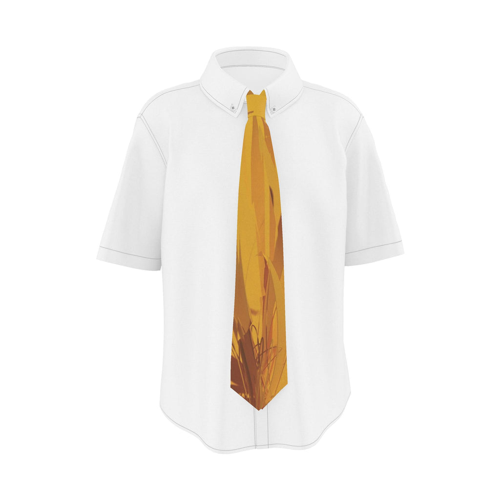 Grasses 01 Summer Yellow Silk Tie