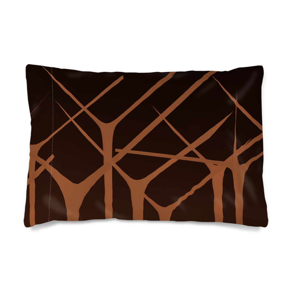 Zebra 01 Baked Clay Silk Pillow Case