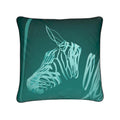Zebra 01 Quenched Steel Cushion