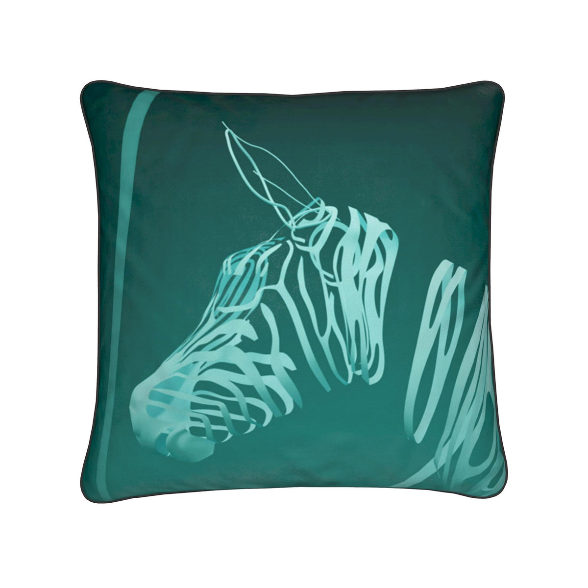 Zebra 01 Quenched Steel Cushion