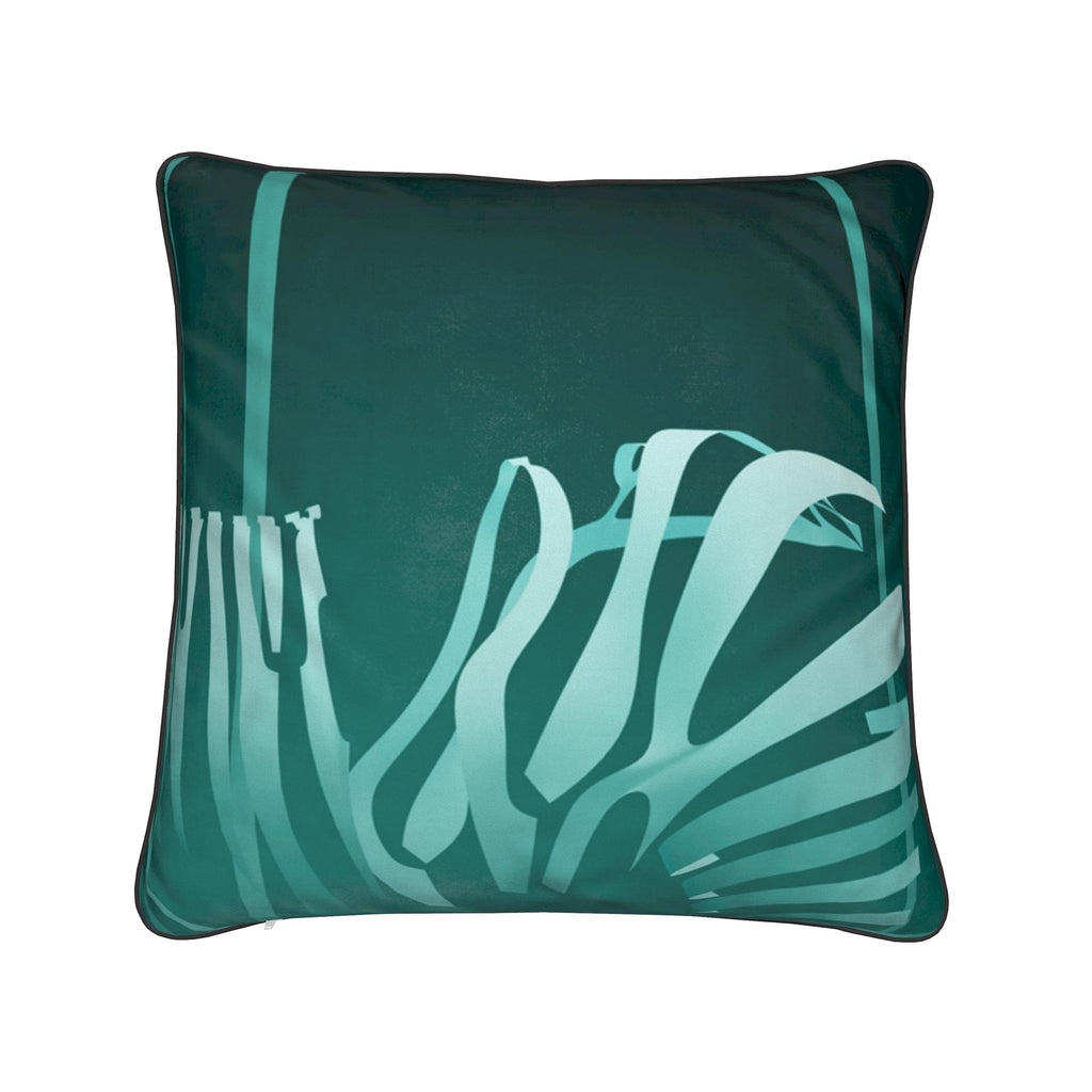 Zebra 01 Quenched Steel Cushion