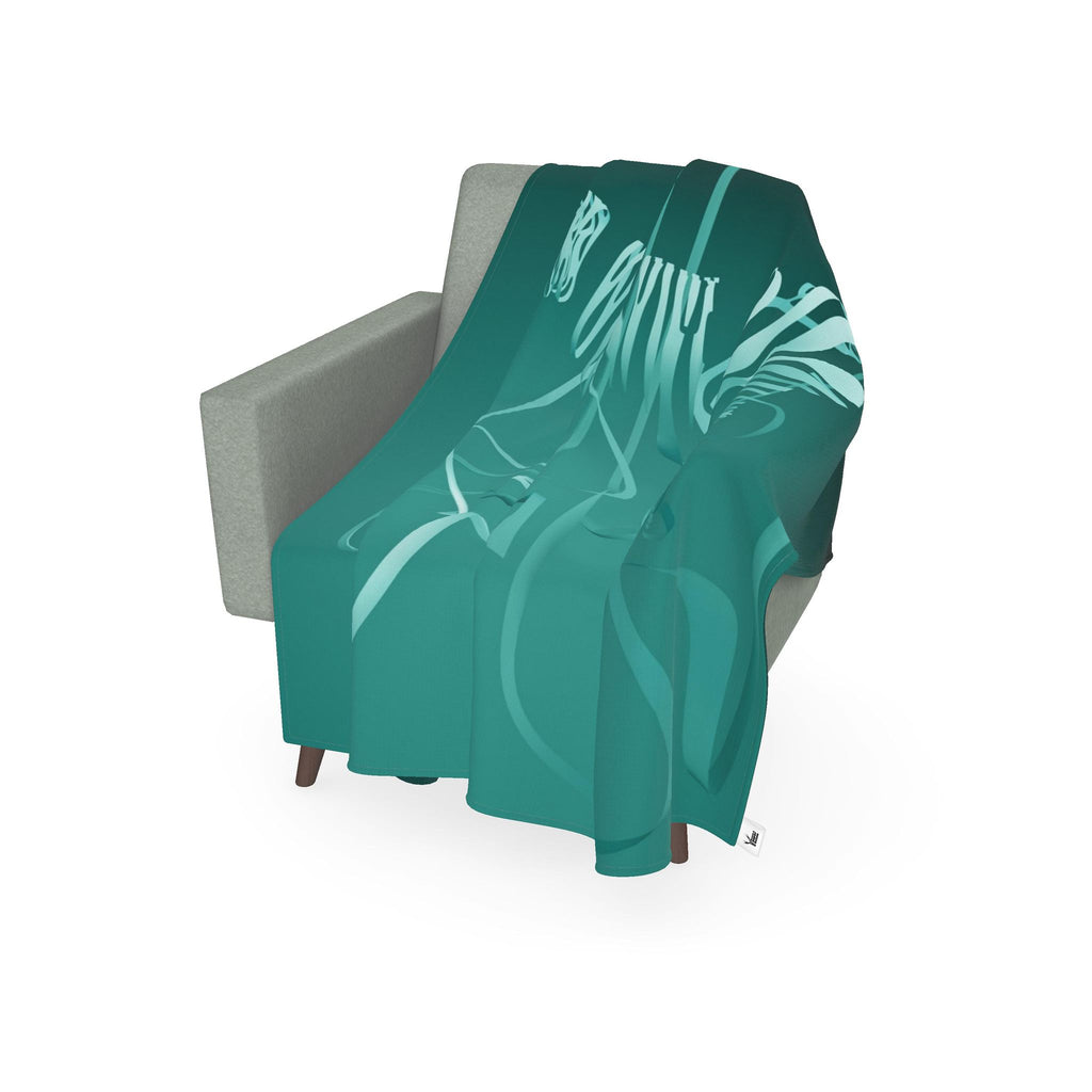 Zebra 01 Quenched Steel Throw