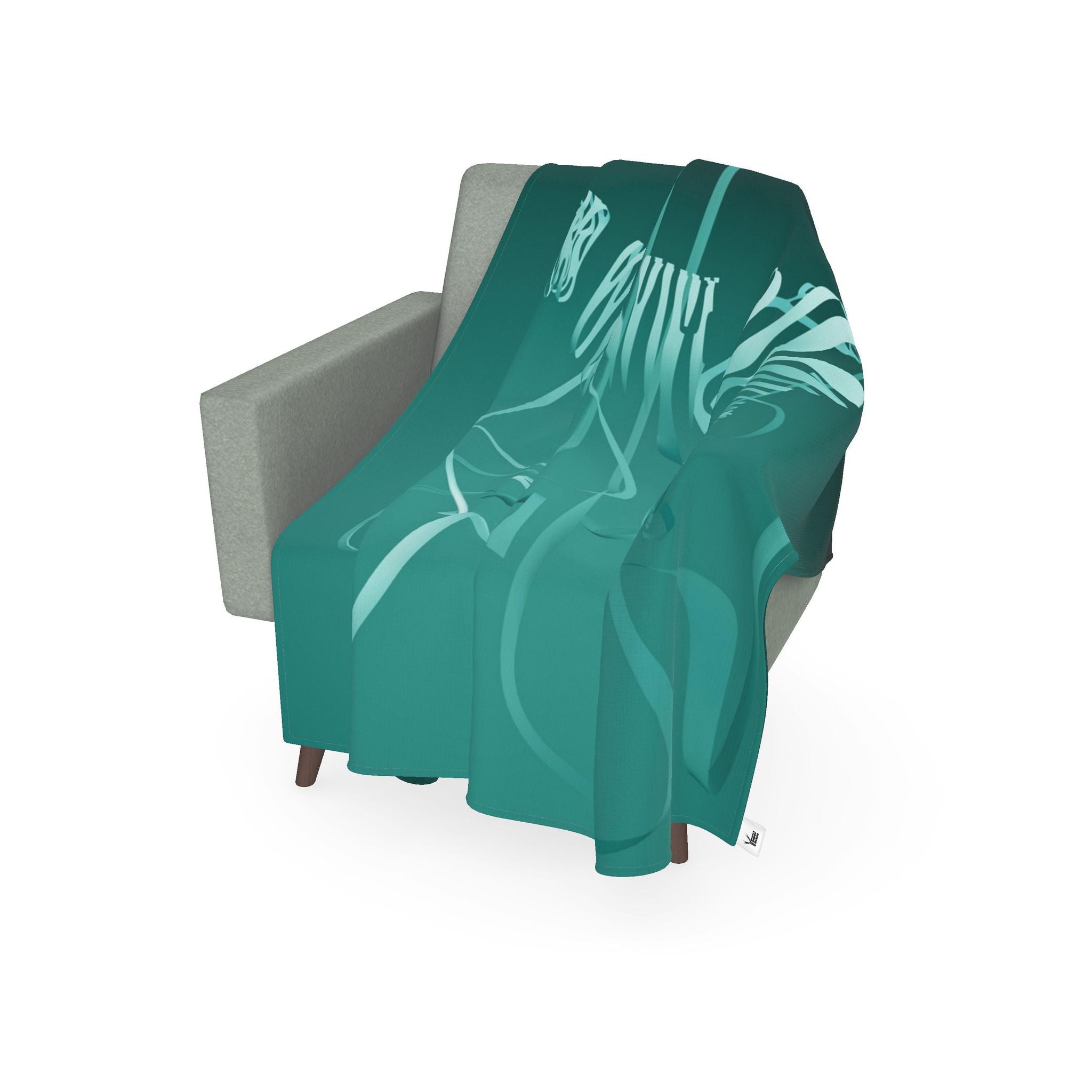 Zebra 01 Quenched Steel Throw