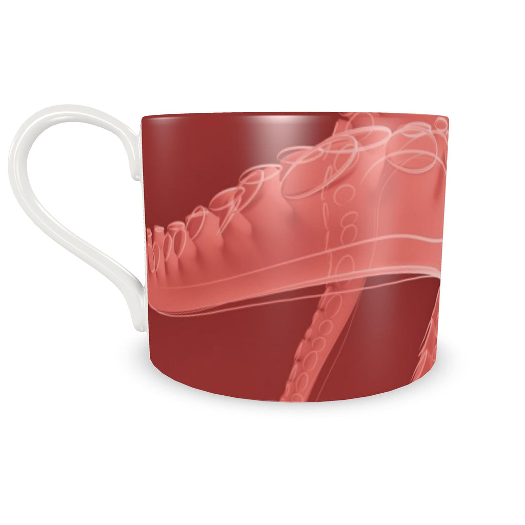 Octopus 01 Rich Berry Cup & Saucer