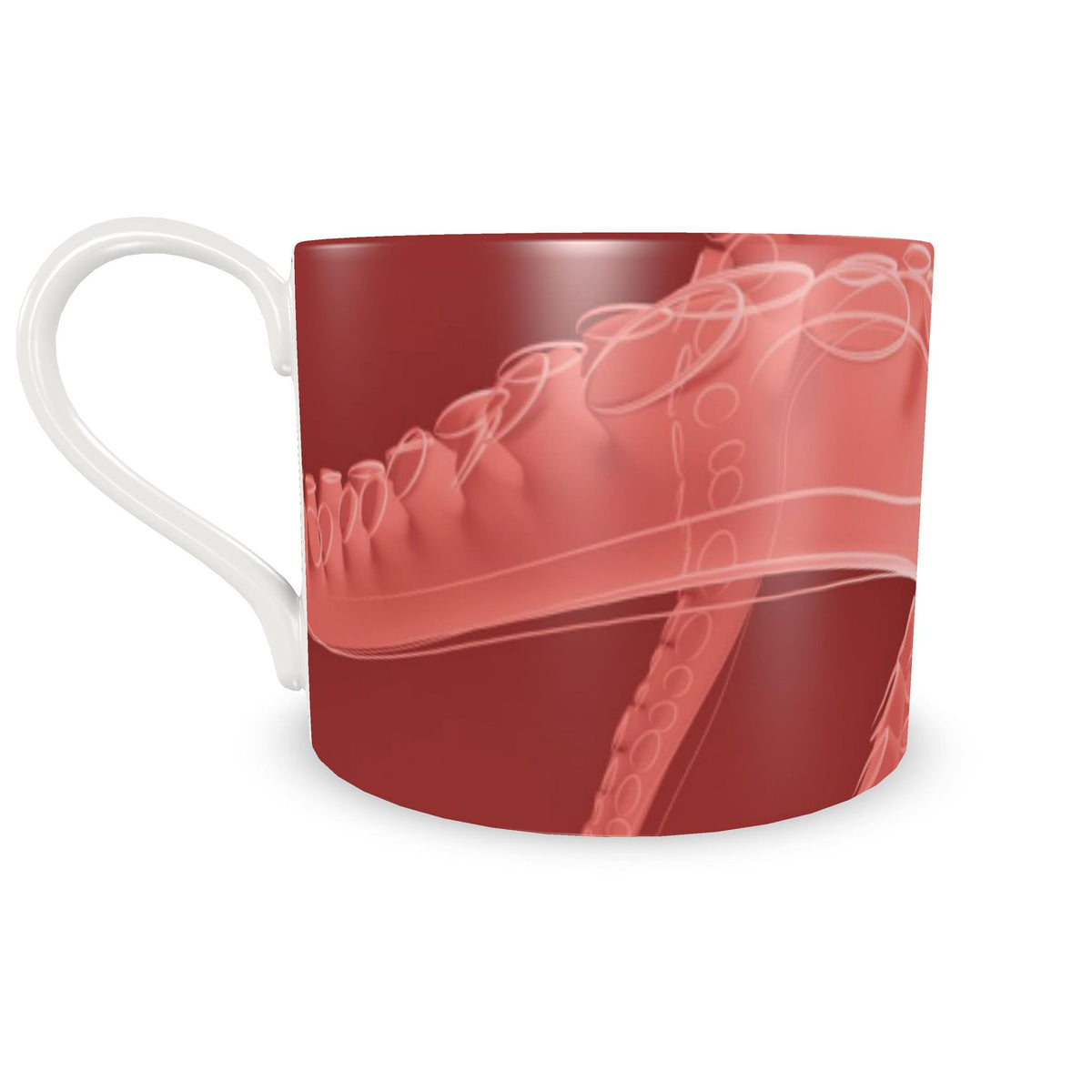 Octopus 01 Rich Berry Cup & Saucer