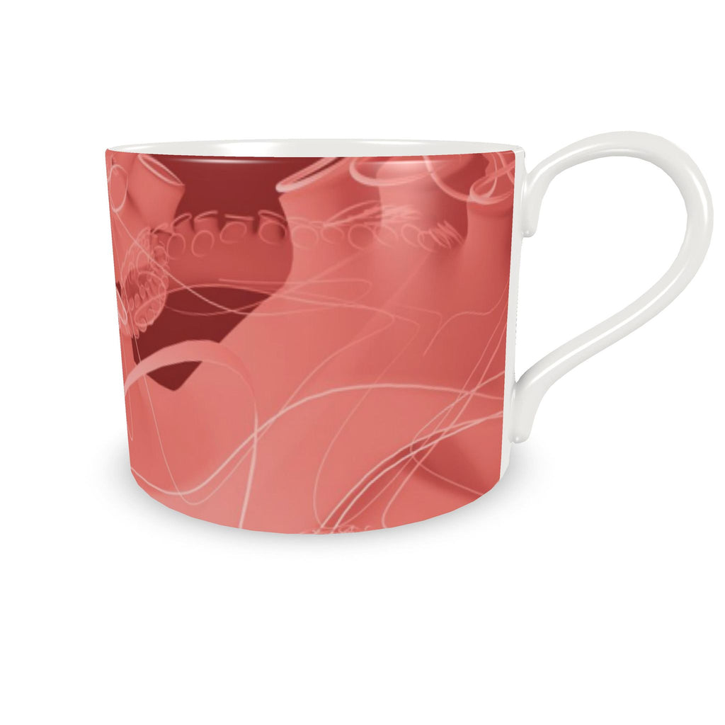 Octopus 01 Rich Berry Cup & Saucer